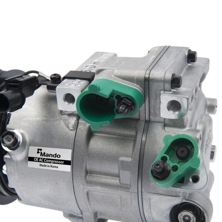 MANDO 10A1082 New OE AC Compressor w/ Clutch & Pre-filled Oil, Direct Replacement