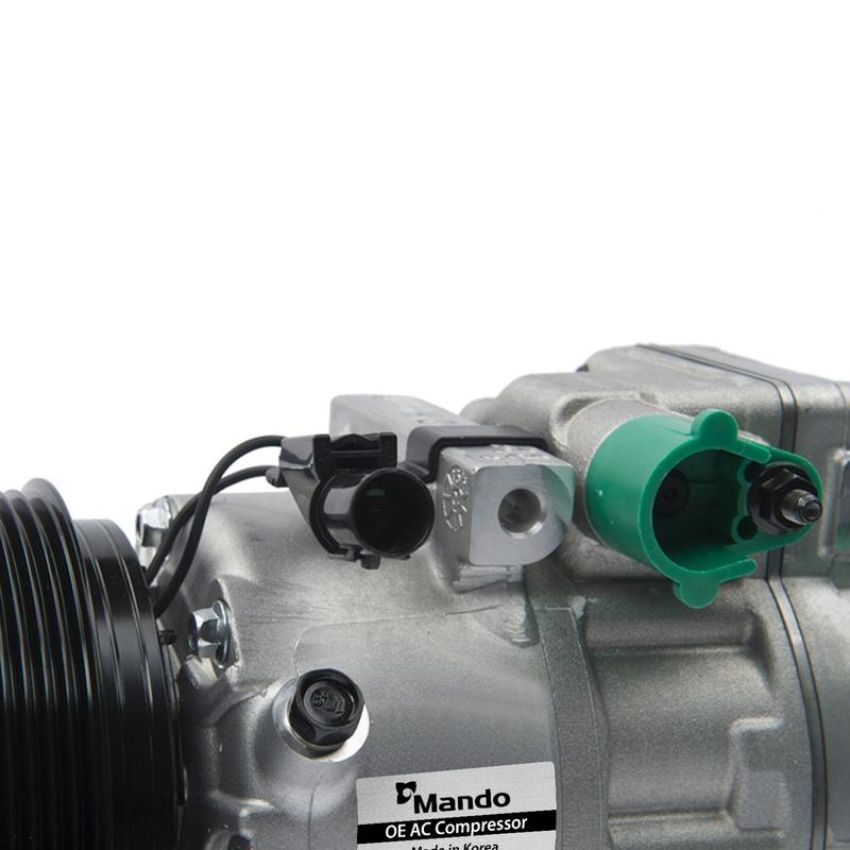 MANDO 10A1082 New OE AC Compressor w/ Clutch & Pre-filled Oil, Direct Replacement