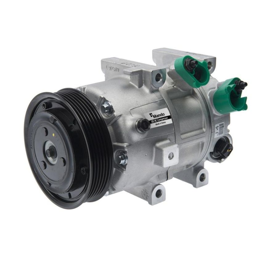MANDO 10A1087 New OE AC Compressor w/ Clutch & Pre-filled Oil, Direct Replacement