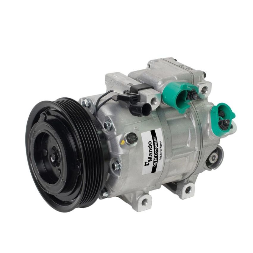 MANDO 10A1090 New OE AC Compressor w/ Clutch & Pre-filled Oil, Direct Replacement