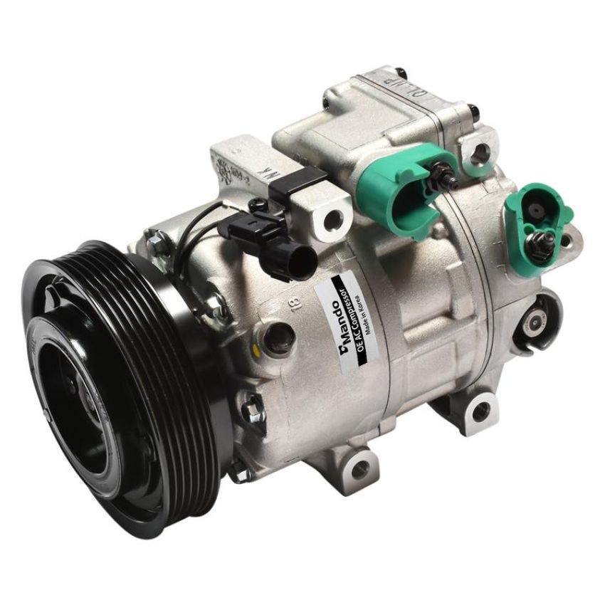 MANDO 10A1091 New OE AC Compressor w/ Clutch & Pre-filled Oil, Direct Replacement