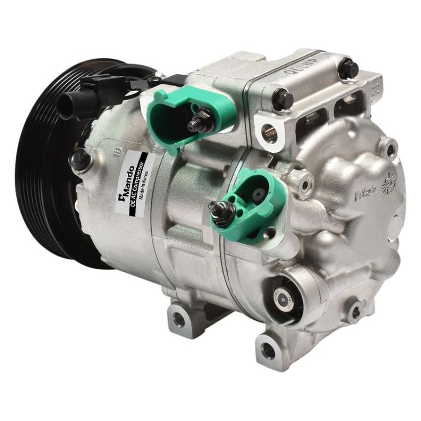 MANDO 10A1091 New OE AC Compressor w/ Clutch & Pre-filled Oil, Direct Replacement