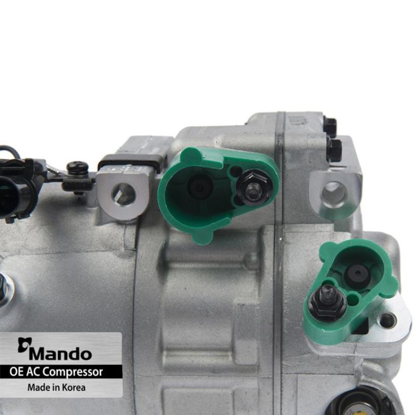 MANDO 10A1097 New OE AC Compressor w/ Clutch & Pre-filled Oil, Direct Replacement