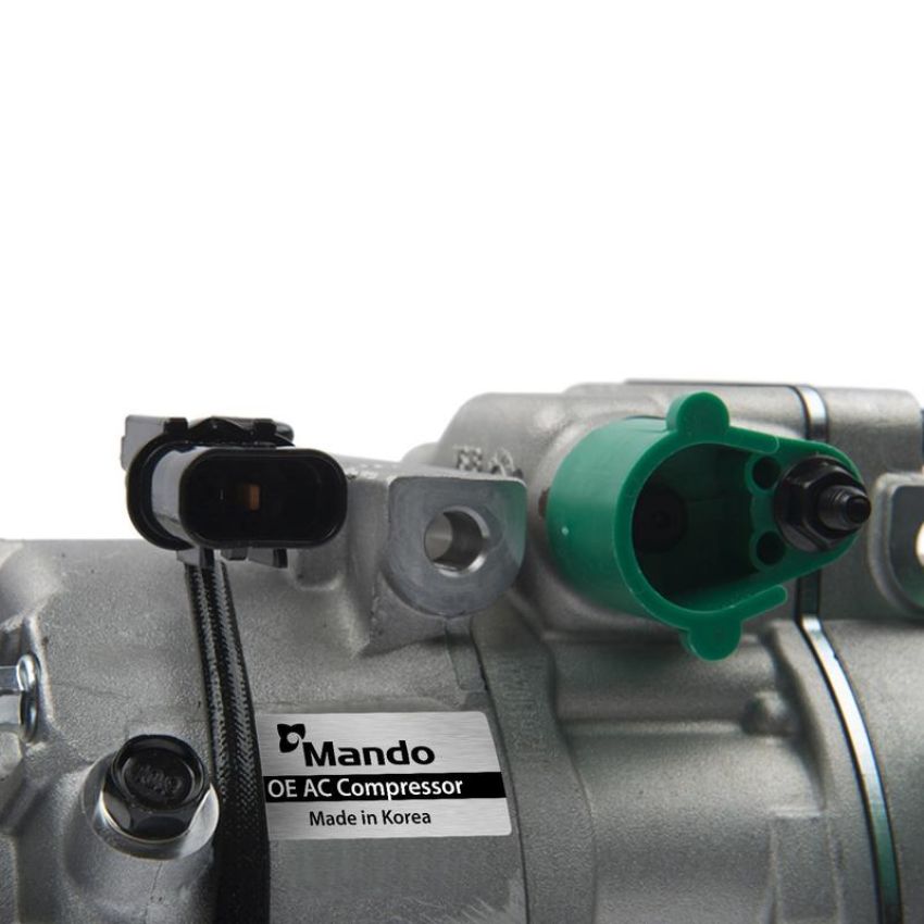 MANDO 10A1099 New OE AC Compressor w/ Clutch & Pre-filled Oil, Direct Replacement