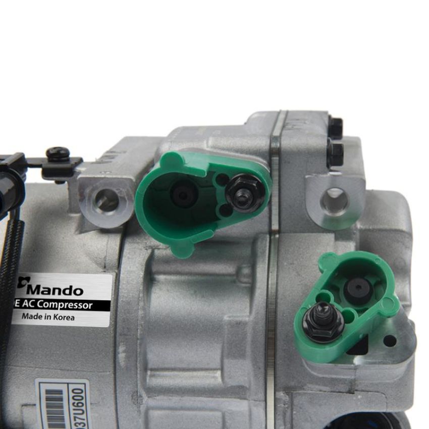 MANDO 10A1100 New OE AC Compressor w/ Clutch & Pre-filled Oil, Direct Replacement