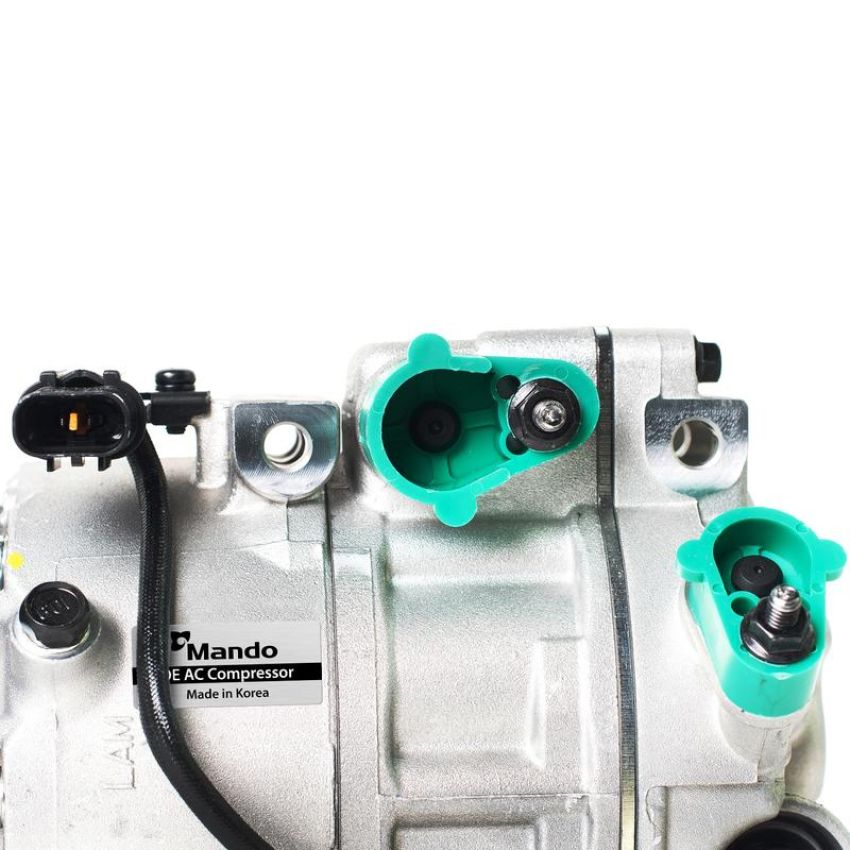 MANDO 10A1102 New OE AC Compressor w/ Clutch & Pre-filled Oil, Direct Replacement