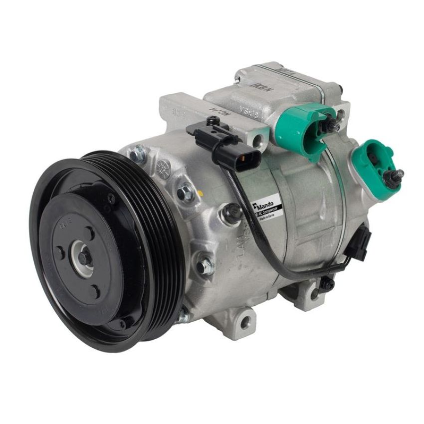MANDO 10A1102 New OE AC Compressor w/ Clutch & Pre-filled Oil, Direct Replacement