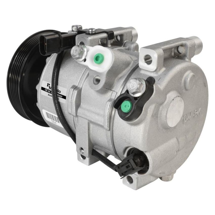 MANDO 10A1401 New OE AC Compressor w/ Clutch & Pre-filled Oil, Direct Replacement