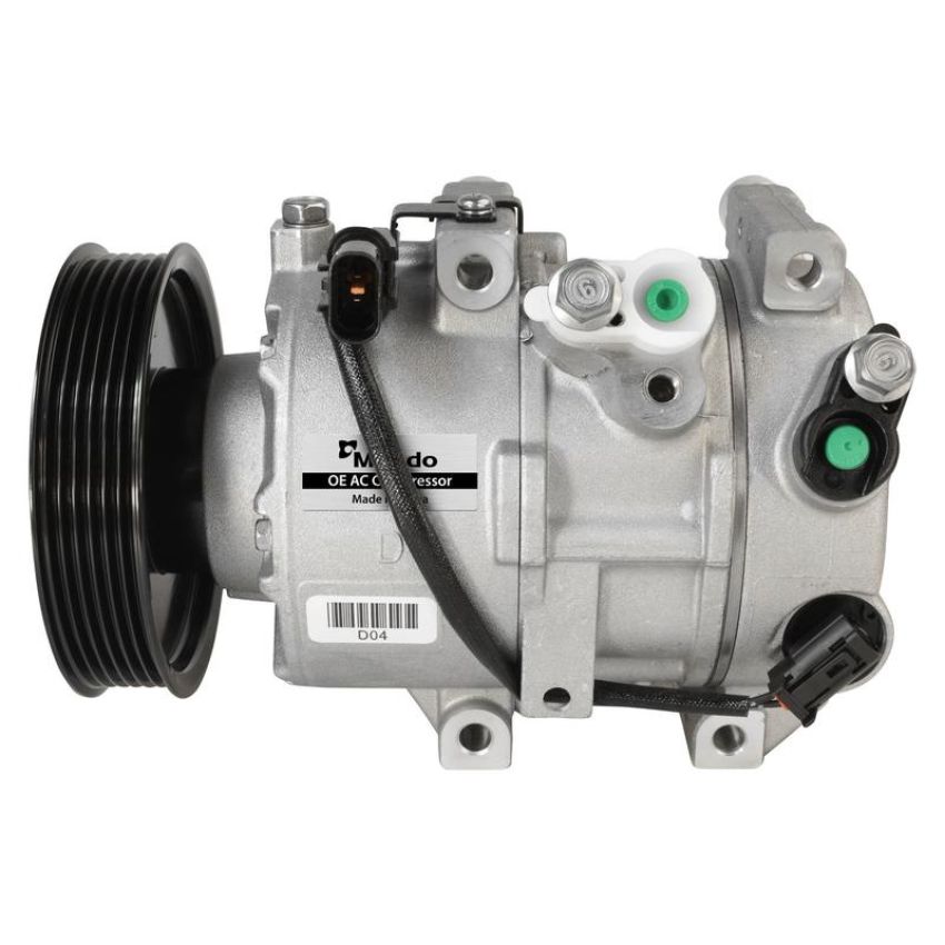 MANDO 10A1401 New OE AC Compressor w/ Clutch & Pre-filled Oil, Direct Replacement