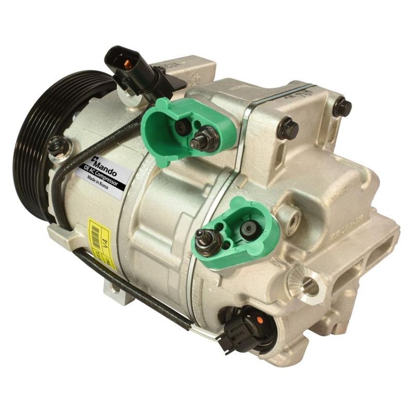 MANDO 10A1412 New OE AC Compressor w/ Clutch & Pre-filled Oil, Direct Replacement
