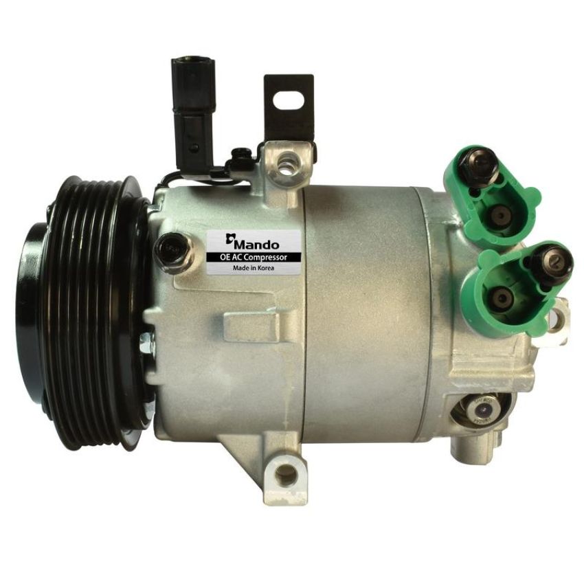 MANDO 10A1415 New OE AC Compressor w/ Clutch & Pre-filled Oil, Direct Replacement