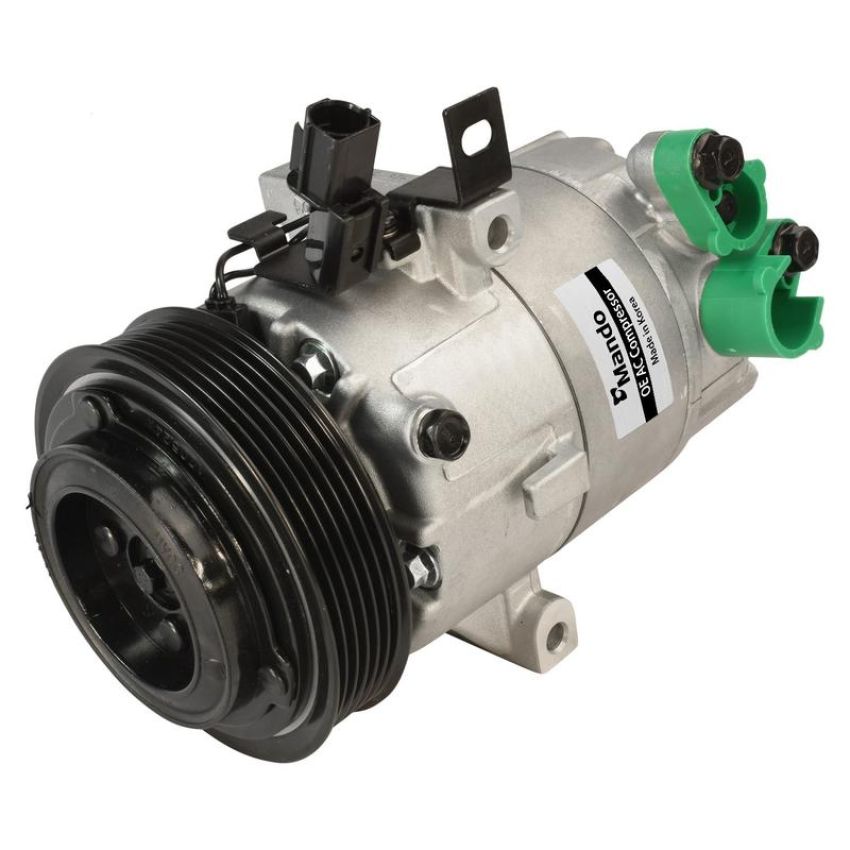 MANDO 10A1416 New OE AC Compressor w/ Clutch & Pre-filled Oil, Direct Replacement