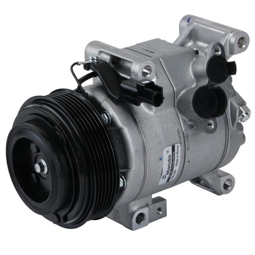 MANDO 10A1440 New OE AC Compressor w/ Clutch & Pre-filled Oil, Direct Replacement