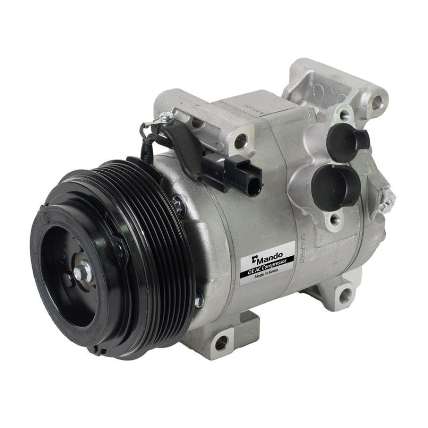 MANDO 10A1441 New OE AC Compressor w/ Clutch & Pre-filled Oil, Direct Replacement
