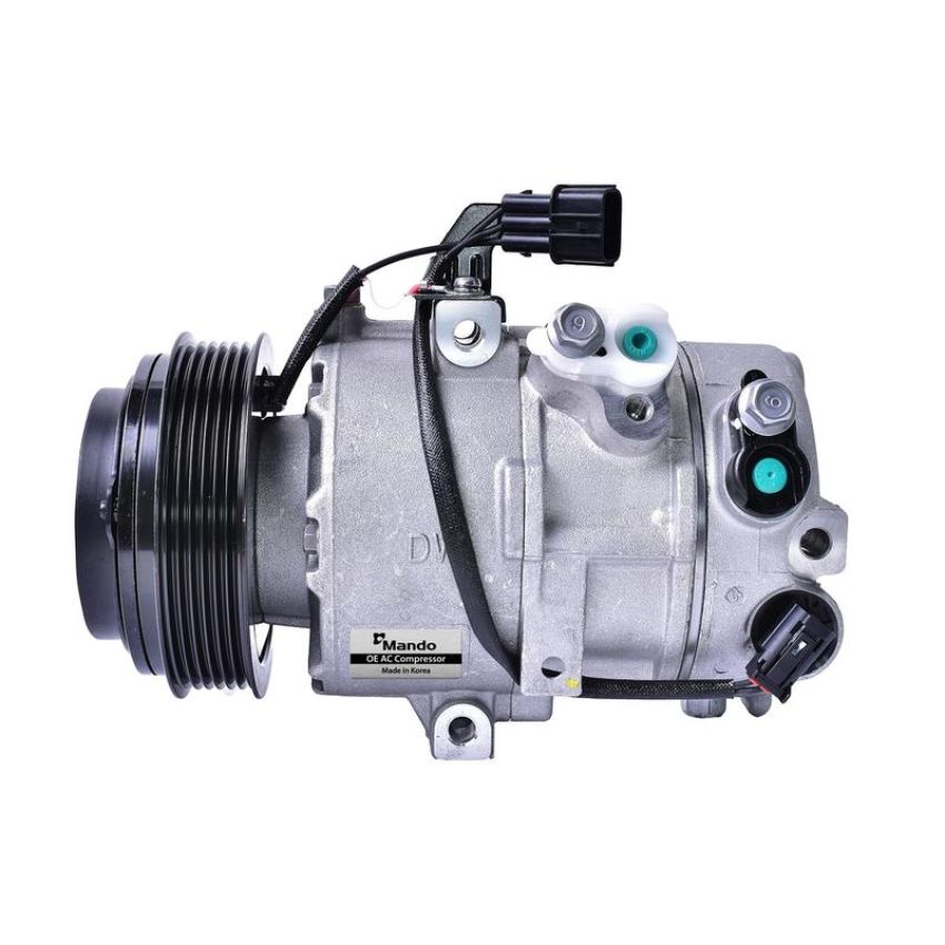 MANDO 10A1453 New OE AC Compressor w/ Clutch & Pre-filled Oil, Direct Replacement