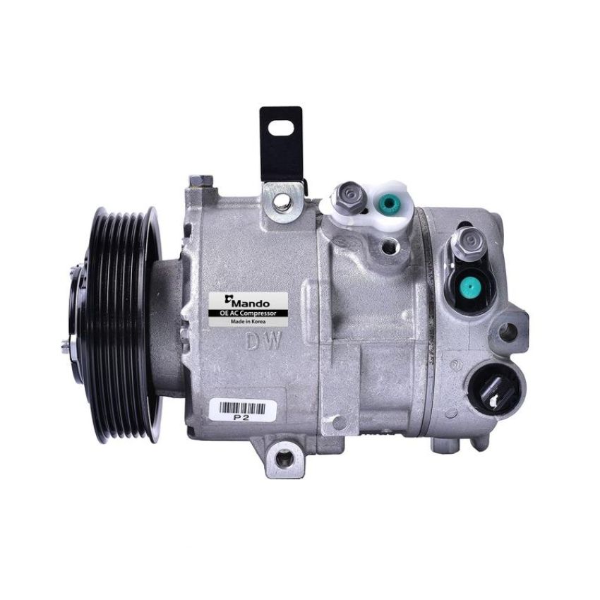 MANDO 10A1500 New OE AC Compressor w/ Clutch & Pre-filled Oil, Direct Replacement