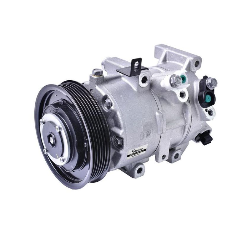 MANDO 10A1501 New OE AC Compressor w/ Clutch & Pre-filled Oil, Direct Replacement