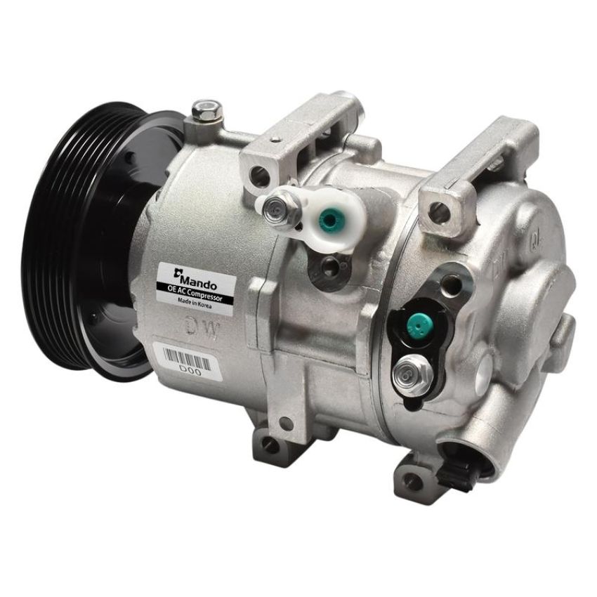 MANDO 10A1538 New OE AC Compressor w/ Clutch & Pre-filled Oil, Direct Replacement