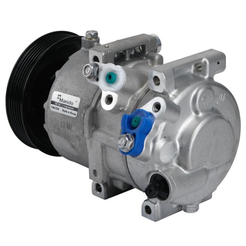 MANDO 10A1539 New OE AC Compressor w/ Clutch & Pre-filled Oil, Direct Replacement