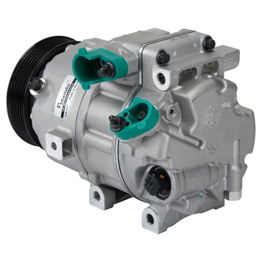 MANDO 10A1547 New OE AC Compressor w/ Clutch & Pre-filled Oil, Direct Replacement