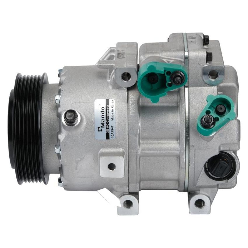 MANDO 10A1547 New OE AC Compressor w/ Clutch & Pre-filled Oil, Direct Replacement