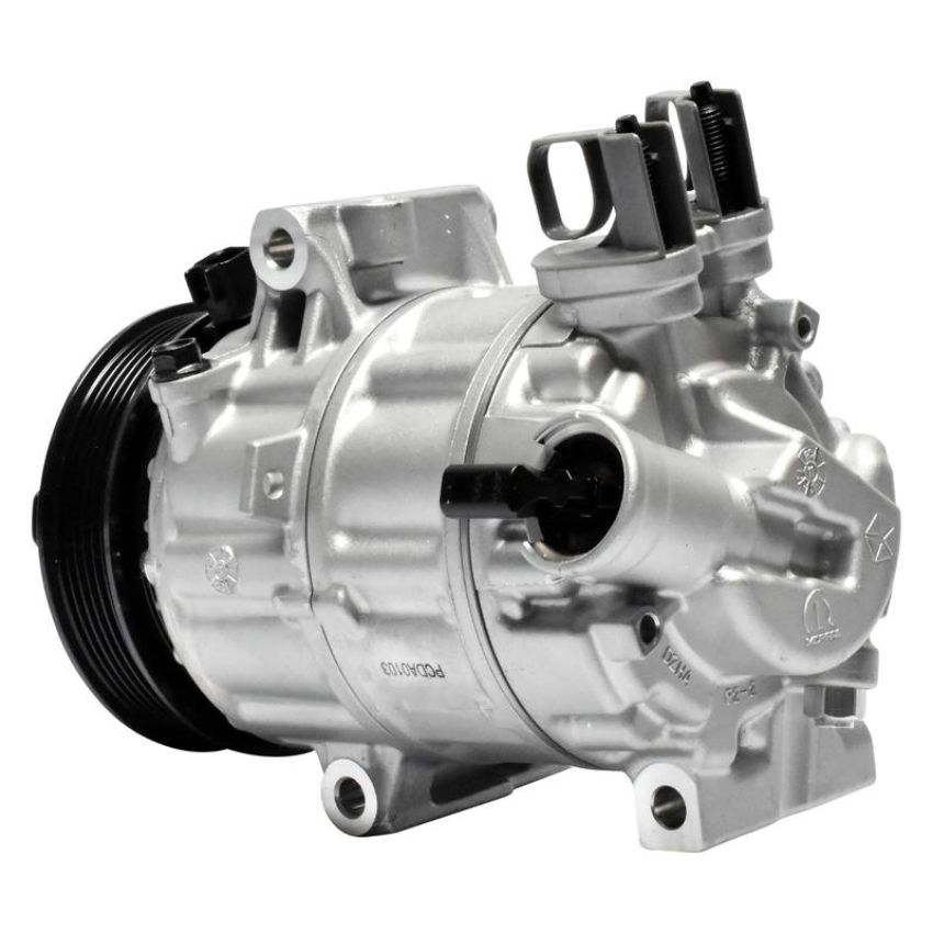 MANDO 10A1555 New OE AC Compressor w/ Clutch & Pre-filled Oil, Direct Replacement
