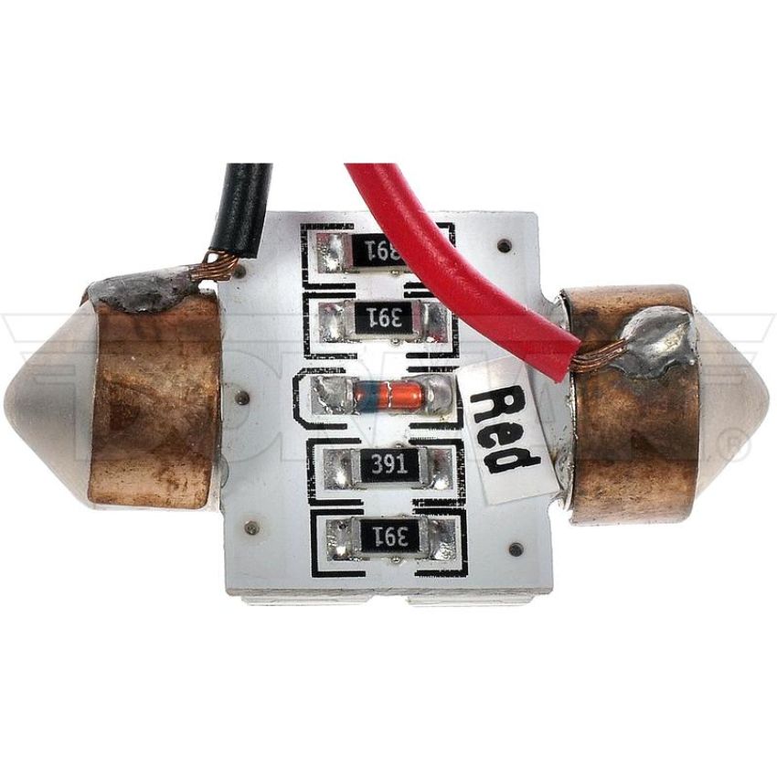 DORMAN 3175R-SMD 3175 Red 5050SMD 6 LED Bulb