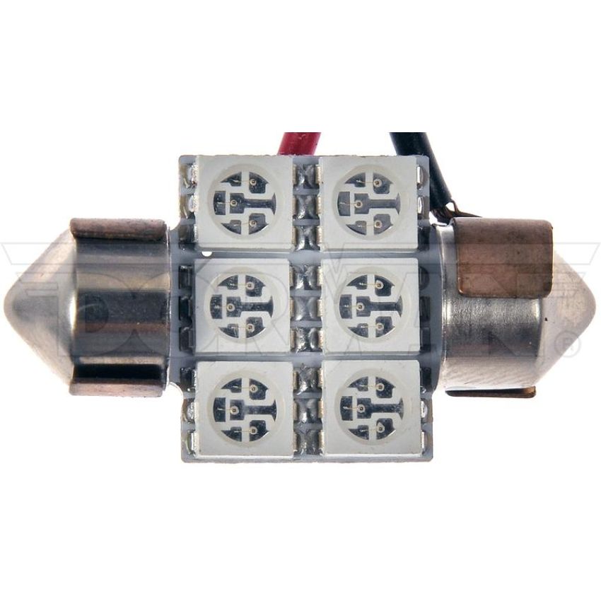 DORMAN 3175R-SMD 3175 Red 5050SMD 6 LED Bulb