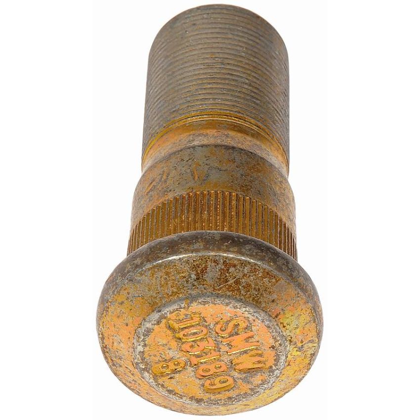DORMAN 610-0377.5 1-1/8-16 Serrated Wheel Stud 1.235 In. - Knurl, 3 In. Length