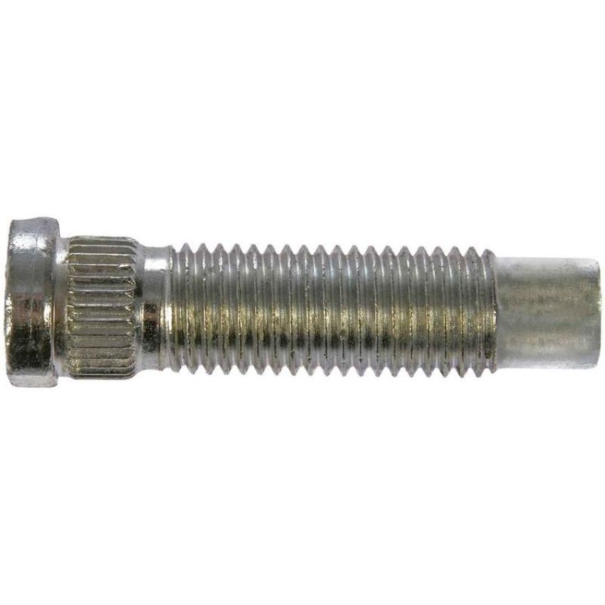 DORMAN 610-492.1 M12-1.50 Serrated Wheel Stud With Clip Head - 12.84mm Knurl, 48.3mm Length