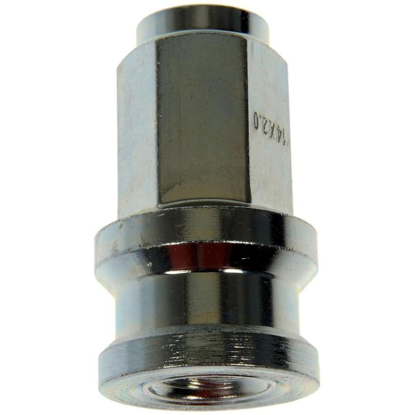 DORMAN 611-206.1 Wheel Nut M14-2.0 Flanged Flat Face - 21mm Hex, 50mm Length