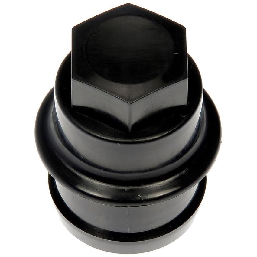 DORMAN 611-949.1 M27-2.0 Black Wheel Nut Cover - Threaded Type