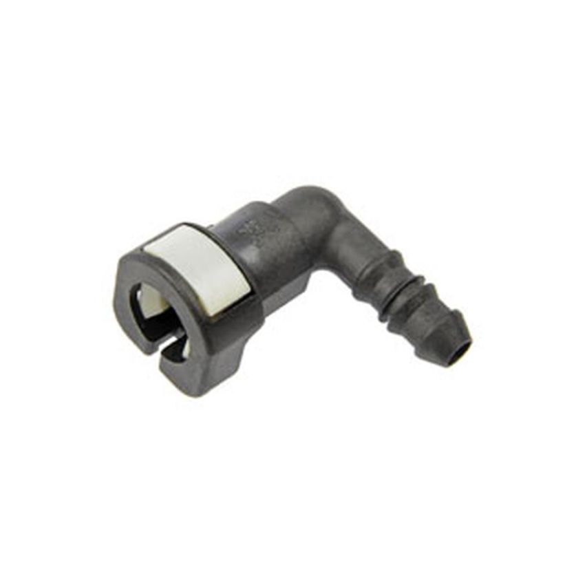 DORMAN 800-123 Fuel Line Retaining Clip  5/16 In. Steel To 5/16 In. Nylon with 90 Degree Bend