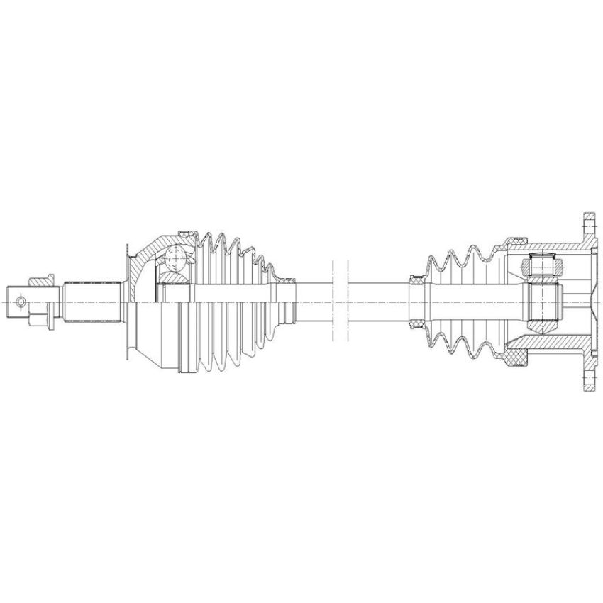 GSP NCV53192 08-12 Nissan Pathfinder (5.6) CV Axle Assembly  - Front