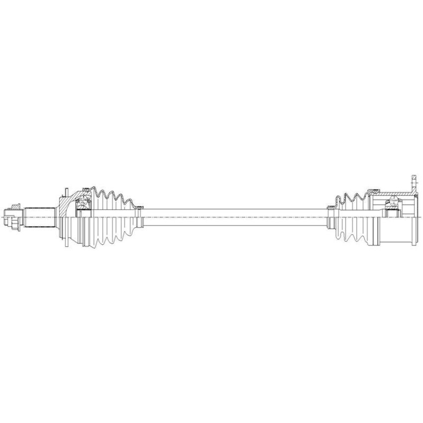 GSP NCV69265 18-22 Lexus RX450hL CV Axle Assembly  - Rear