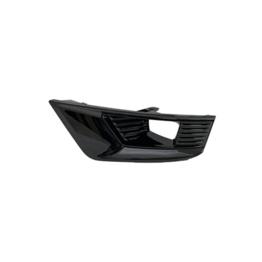 LT FRONT BUMPER INSERT MIDNIGHT EDITION; FOG LAMP BEZEL; W/FOG LAMPS; GLOSS BLACK; 21-C ARMADA