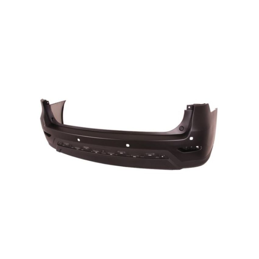 REAR BUMPER COVER W/OBJECT SENSORS;W/O TOW HITCH;TEXTURED LOWER;PRIME NISSAN PATHFINDER 13-16