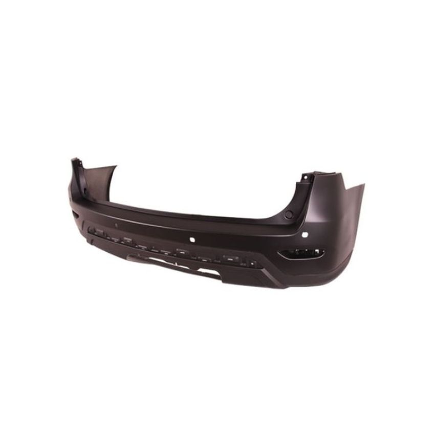 CAPA RR BUMPER COVER W/OBJECT SENSORS; W/TOW HITCH; TEXTURED LWR; PRIME NISSAN PATHFINDER 13-16