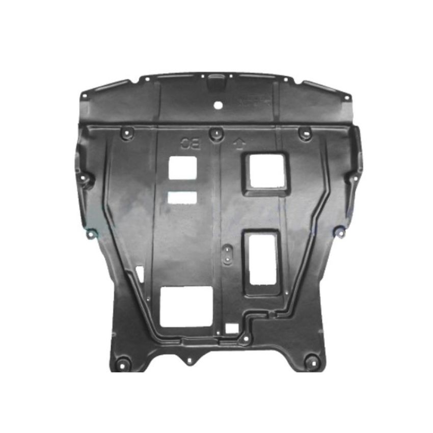 LWR ENGINE CVR; HYBRID; ENGINE UNDER CVR; MAT: PE/VACUUM FORM; OEM: PP+GF/THERMO FORM ROGUE 17-19