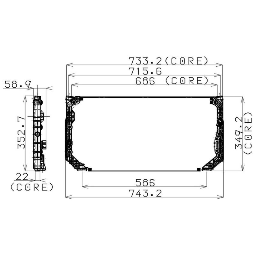 Denso 477-0508 Air Conditioning Condenser