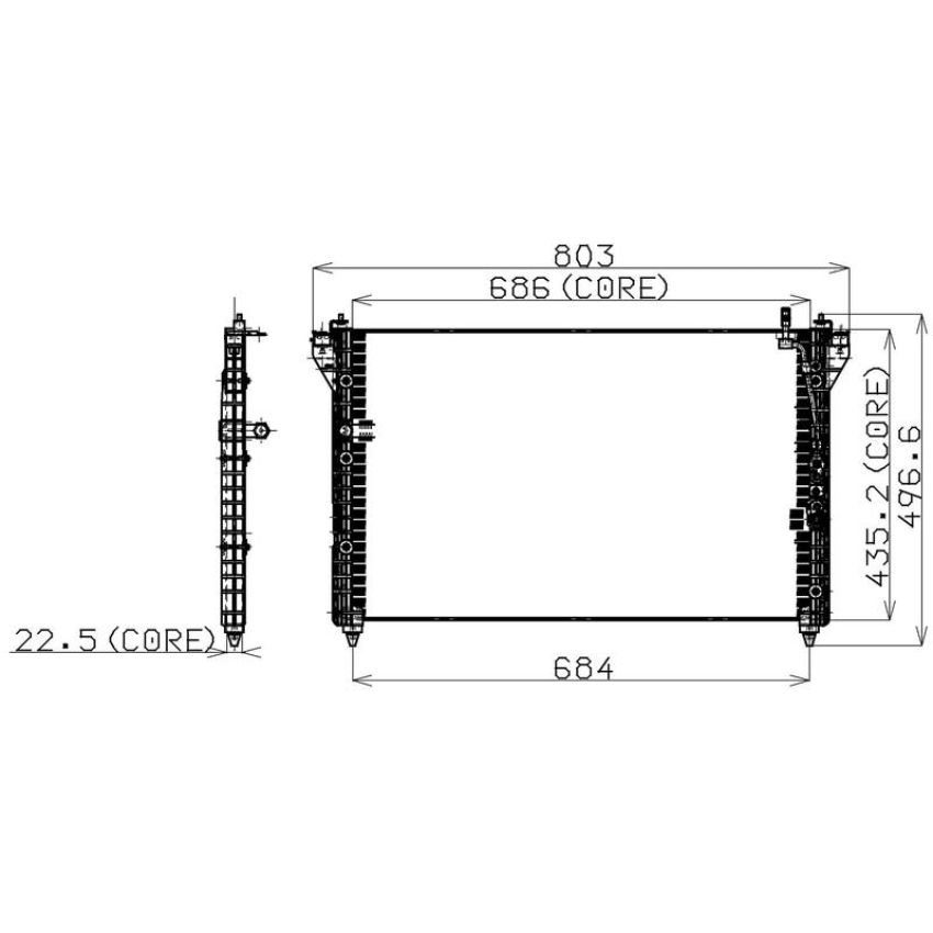 Denso 477-0538 Air Conditioning Condenser