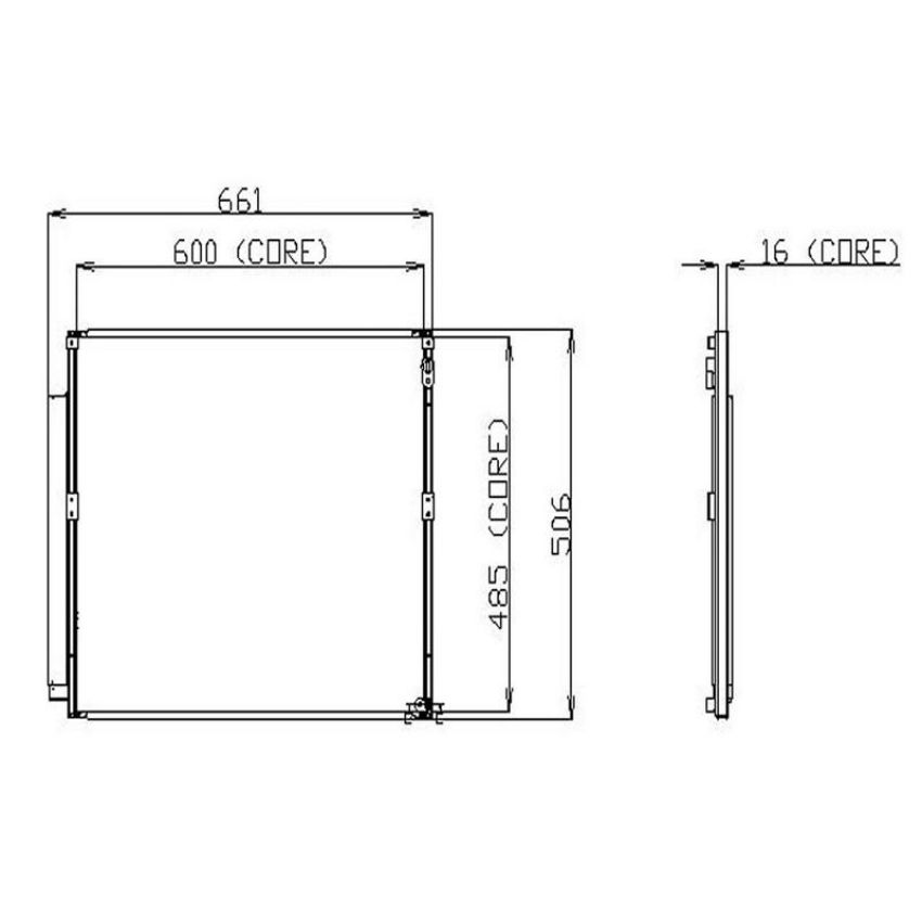 Denso 477-0569 Air Conditioning Condenser