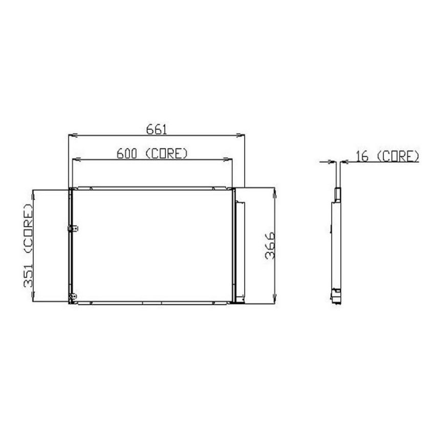 Denso 477-0575 Air Conditioning Condenser