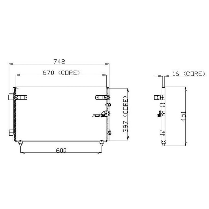 Denso 477-0577 Air Conditioning Condenser
