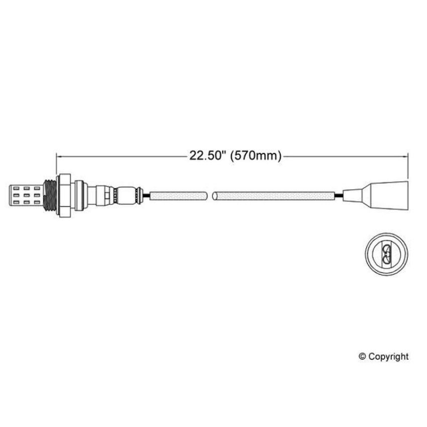 Walker Products 250-21011 Walker Products 250-21011 Oxygen Sensor 1-W Direct Fit Narrow-Band