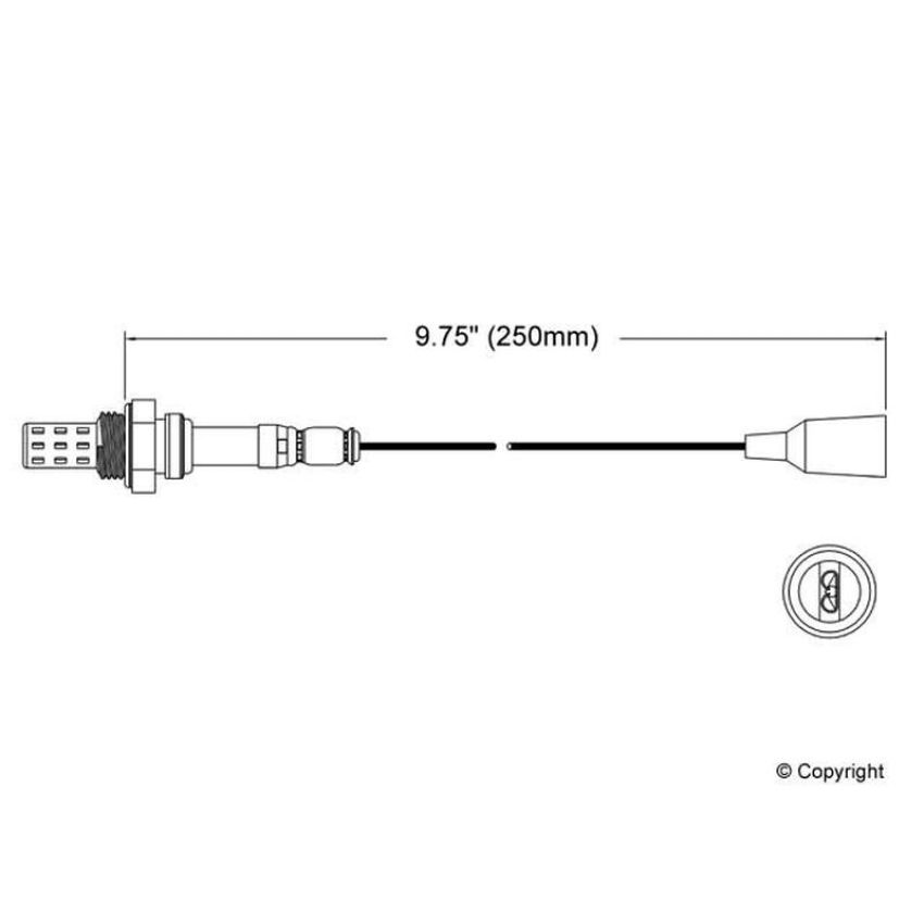 Walker Products 250-21013 Walker Products 250-21013 Oxygen Sensor 1-W Direct Fit Narrow-Band