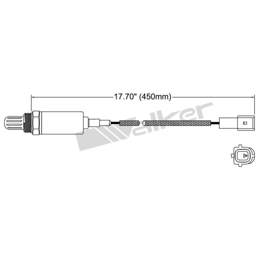 Walker Products 250-21034 Walker Products 250-21034 Oxygen Sensor 1-W Direct Fit Narrow-Band