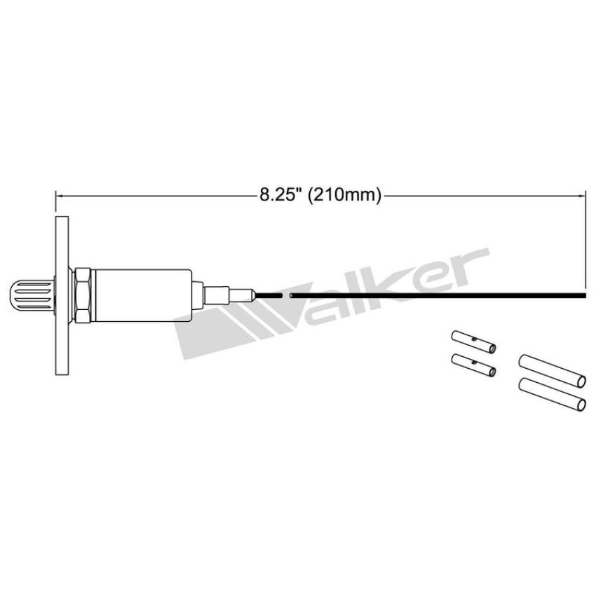 Walker Products 250-21050 Walker Products 250-21050 Oxygen Sensor 1-W Universal W/Flange