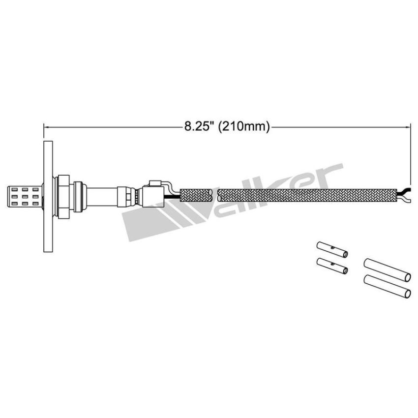 Walker Products 250-22050 Walker Products 250-22050 Oxygen Sensor 2-W Universal W/Flange