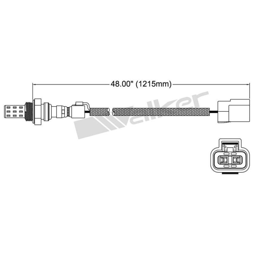 Walker Products 250-22065 Walker Products 250-22065 Oxygen Sensor 2-W Direct Fit Narrow-Band